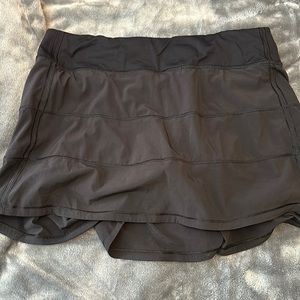 Black lululemon pace rival skirt, long length